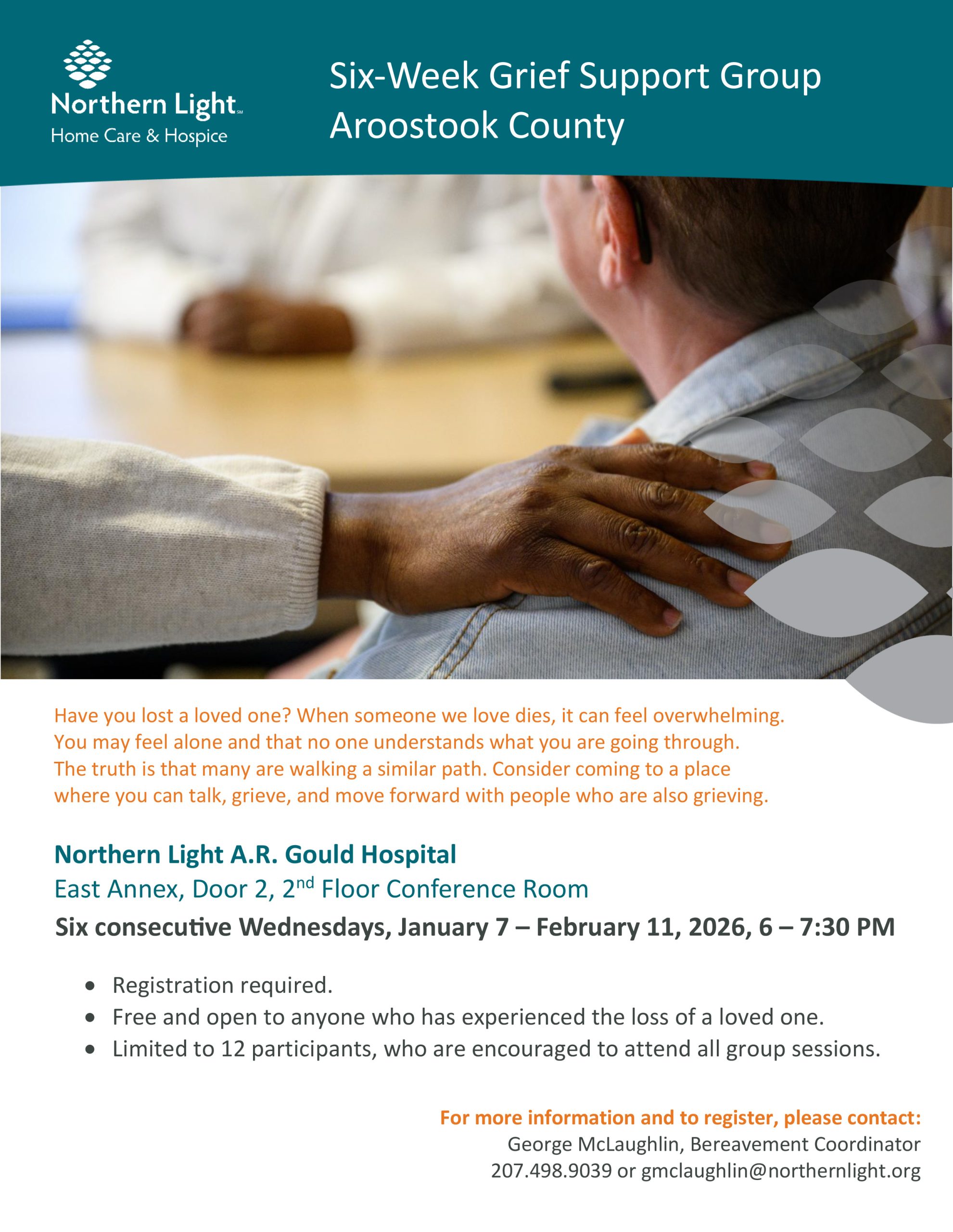 January 2026 Grief Support Group